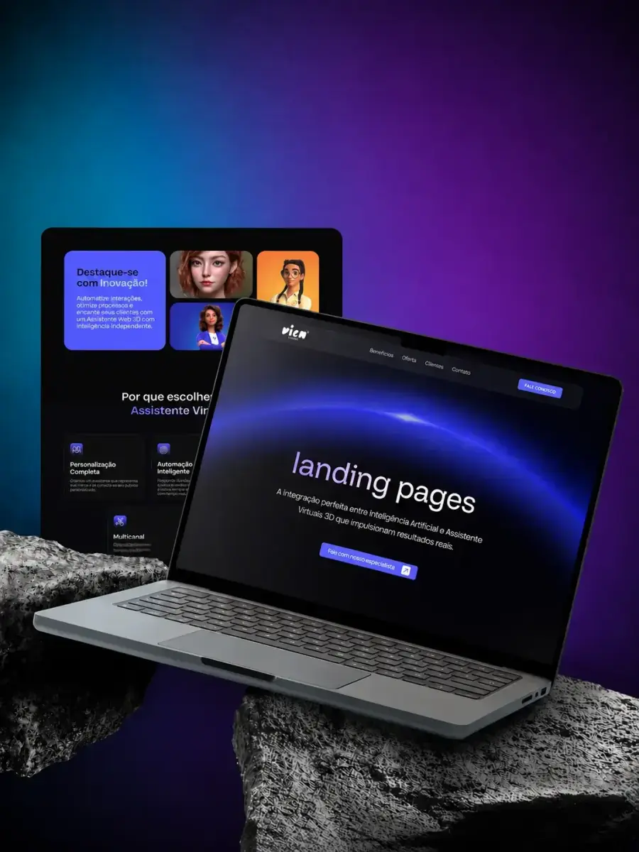 Conception de landing page Rhizome